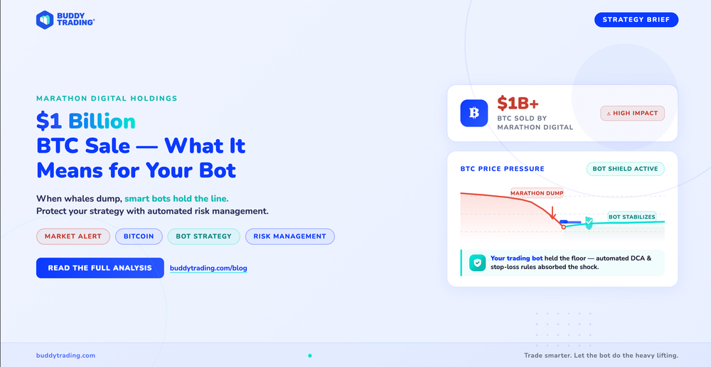 Marathon Digital's $1B BTC Sale: What It Means for Your Crypto Trading Bot Strategy