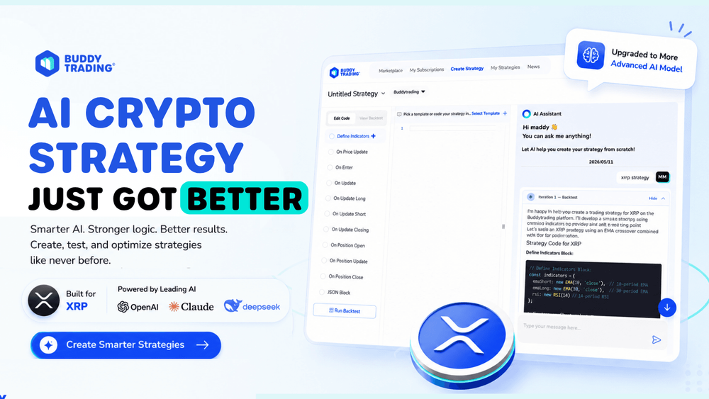 AI Strategy Creator: Build & Optimize Crypto Bots with Advanced AI (No Code) 2026	
